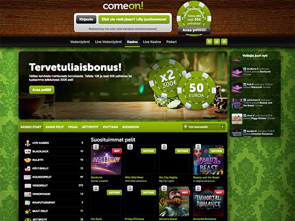 Comeon Casino Bonus Code 2017 Comeon Casino Bonus Code 2017