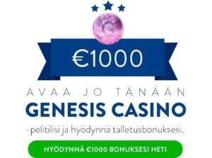 Genesis Casino bonus