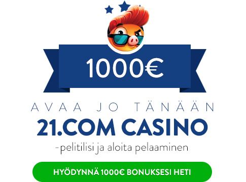 21.com Casino bonus
