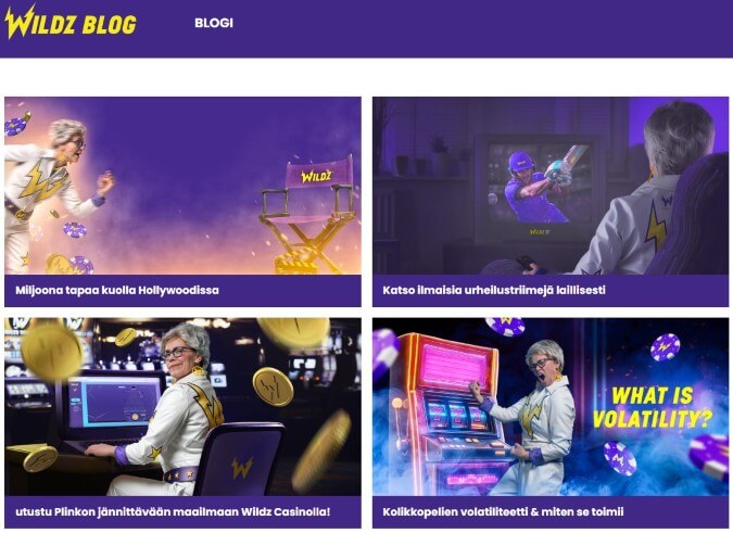 Wildz Casino blogi