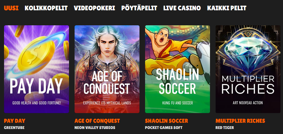 Nitrocasino pelit