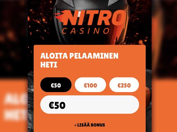 Nitro Casino kirjaudu