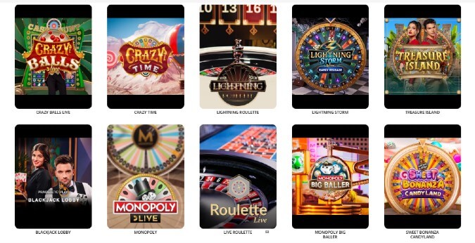 Vauhti live casino
