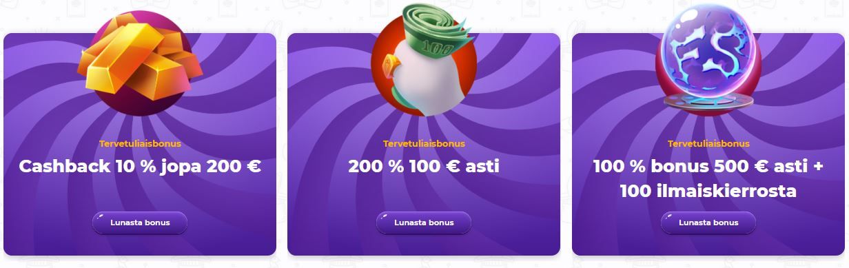 Cadabrus Casino Bonukset