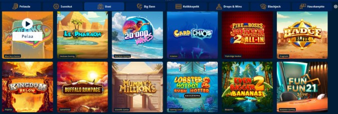 Dream Vegas Casino pelit