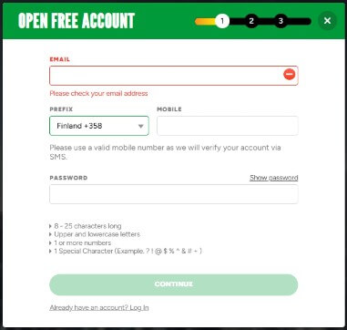 Rizk Casino bonus