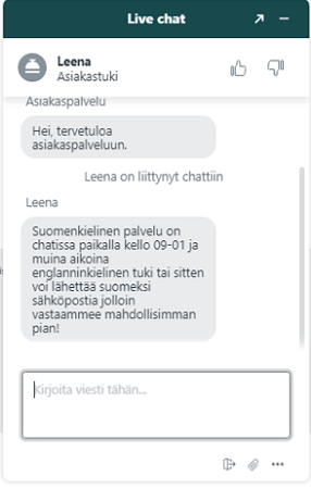 Huikee Kasino asiakaspalvelu