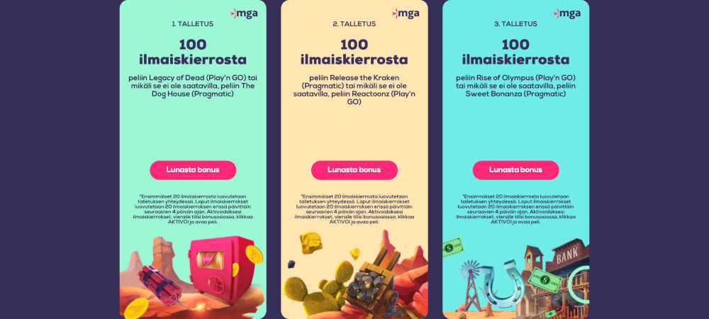 Wild Fortune Casino bonukset