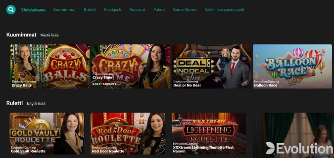 Fastbet Live Casino