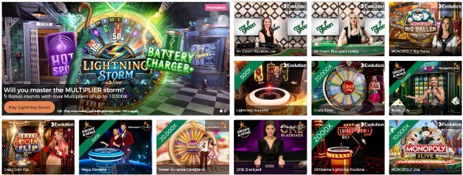 Mr Green Live Casino