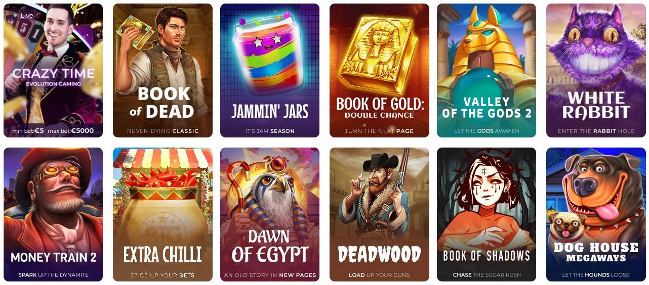Tsars Casino Pelit