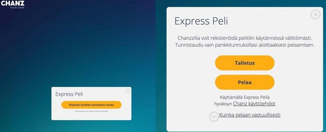 Euteller pikakasino Chanz
