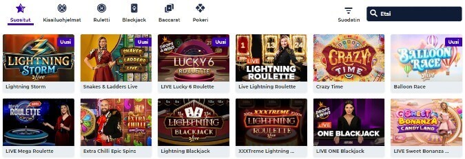 Boost Live Casino