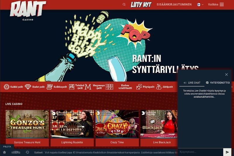 Rant Casino Käytettävyydestä