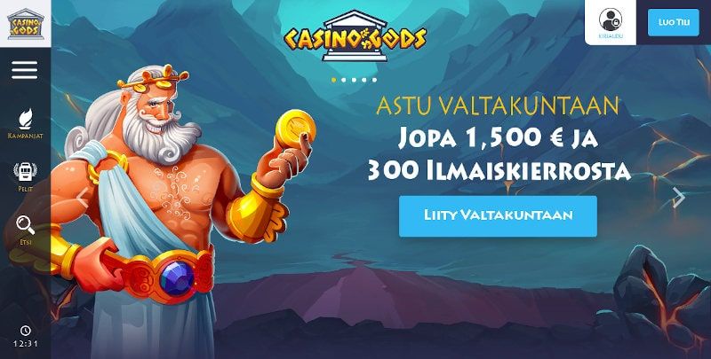 Casino Gods Bonukset