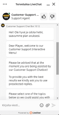 Casino Gods Livechat