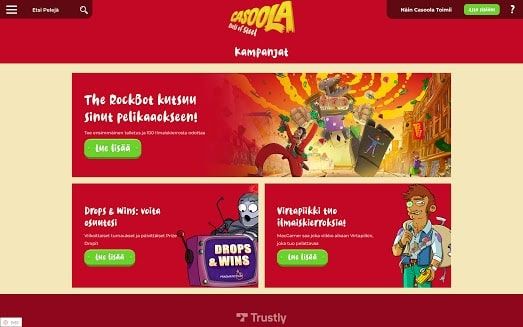 Casoola Casino Bonus