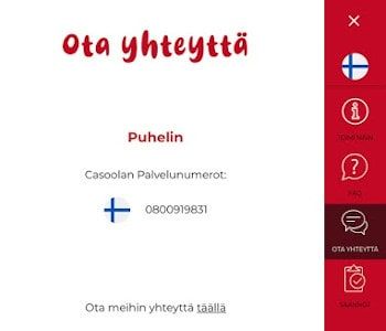 Casoola Casino Live Chat