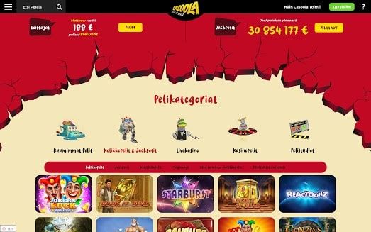 Casoola Casino Pelit