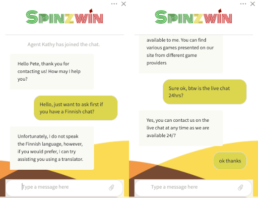 Spinzwin Casino aspa