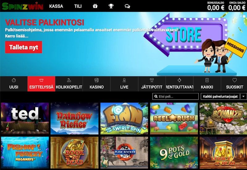 Spinzwin Casino Käytettävyydestä