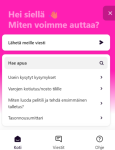 Kanuuna Casino - Usein kysytyt kysymykset