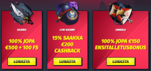 Lucky Elektra casino Bonukset
