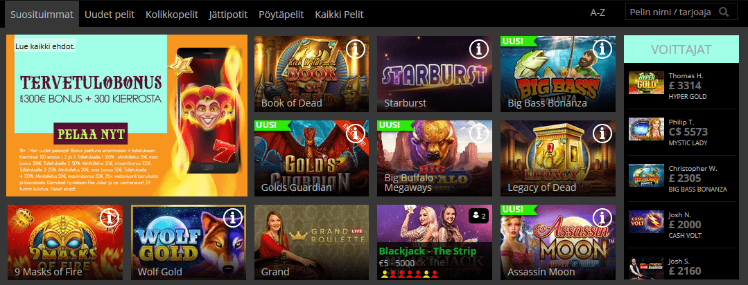 Apuestamos Casino pelit