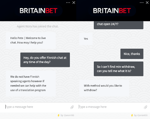 BritainBet Casino aspa