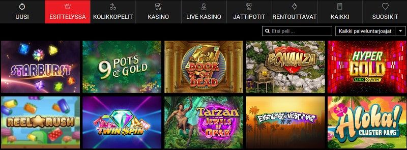 BritainBet Casino Pelit