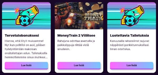 Kanuuna Casino tarjoukset