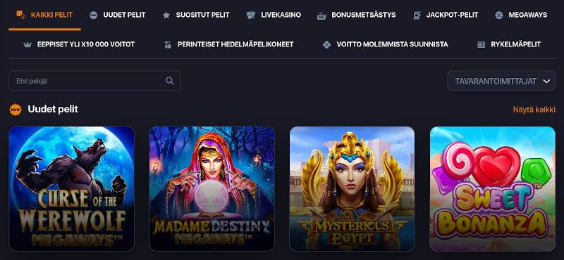 Praise Casino pelit