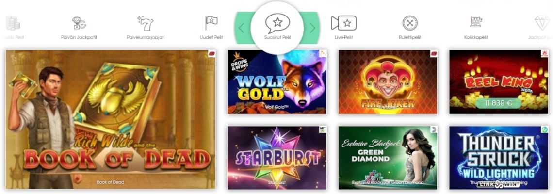 Sloty Casino pelit