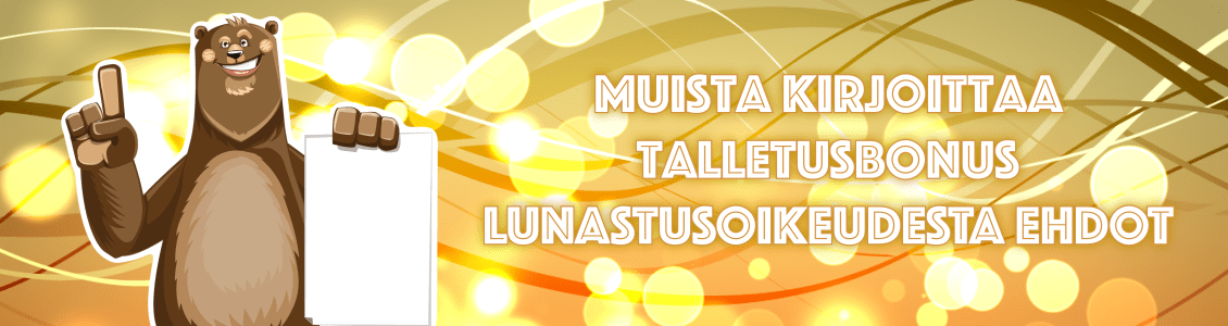 Muista huomioida talletusbonusten kierrätysvaatimukset ja ehdot
