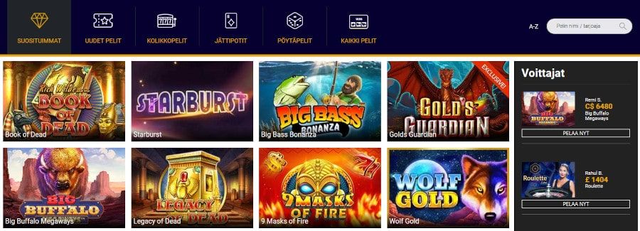 Trada Casino pelit