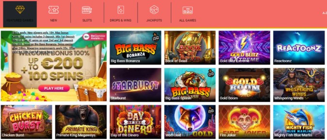 Slotanza Casino pelit