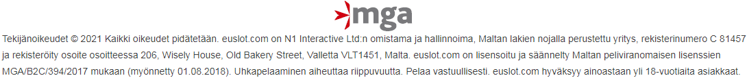 EUSlot Casino lisenssi
