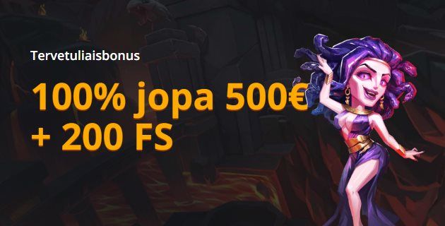 ExciteWin Casino tutuksi 500€ ja 200 ilmaiskierroksella