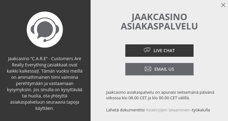 Jaak Casino aspa