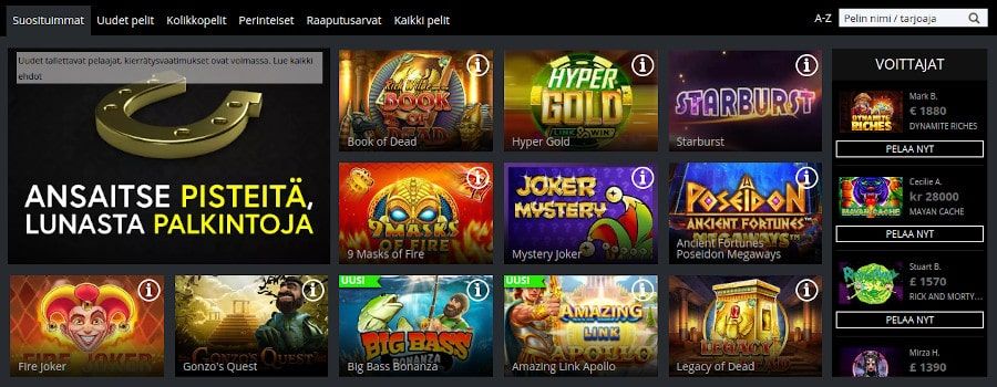 Jaak Casino pelit