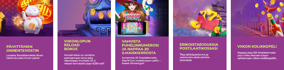 Maneki Casino tarjoukset