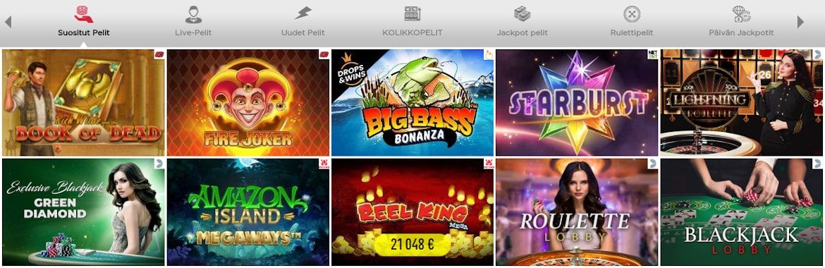 Spinit Casino pelit