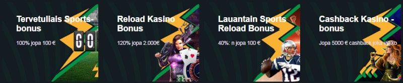 Play Fast Casino tarjoukset