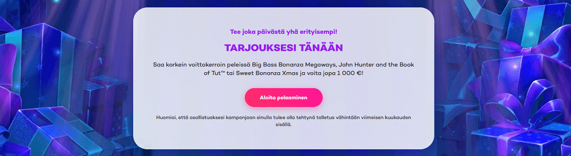 21com casino joulukalenteri