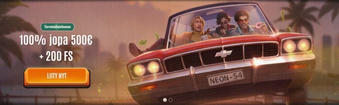Neon54 Casino bonus