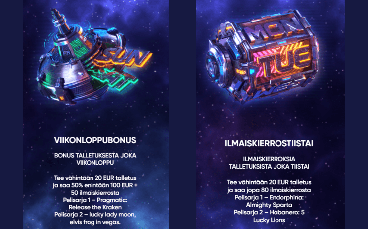 Beem Casino tarjoukset