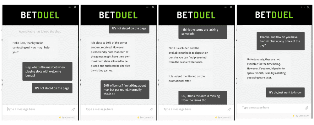 BetDuel Casino aspa