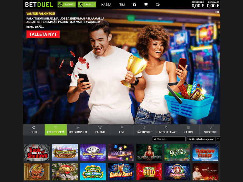 BetDuel Casino pelit