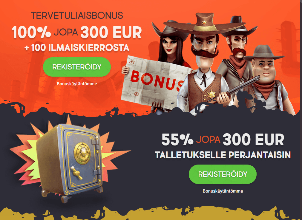 GunsBet Casino tarjoukset