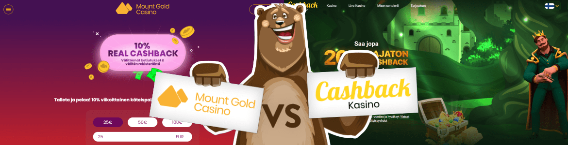 Mountgold vs Cashback casino